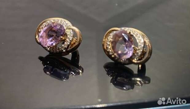 Золотые серьги