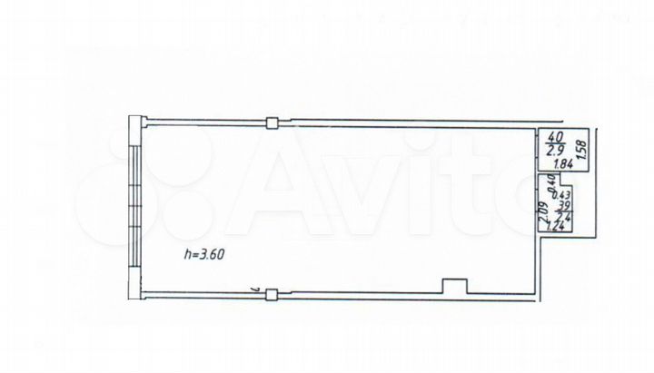 Коммерческое помещение 1 этаж
