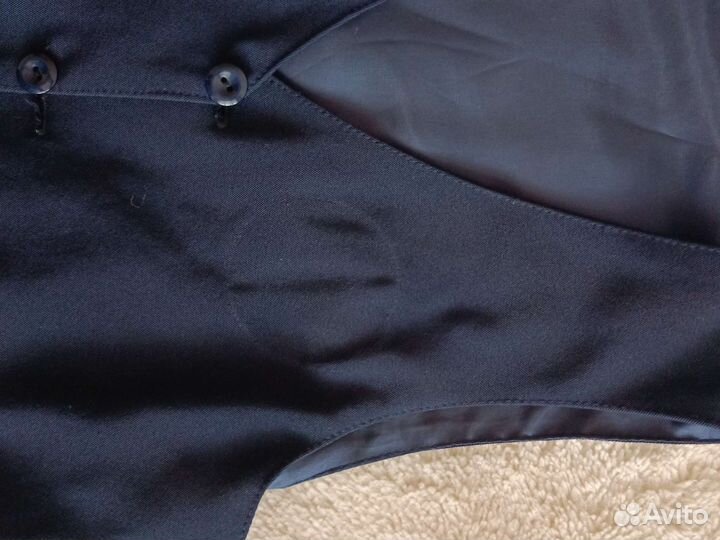 Жилет школьный синий рост примерно 130