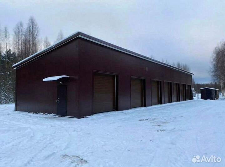 Ангары двухскатные