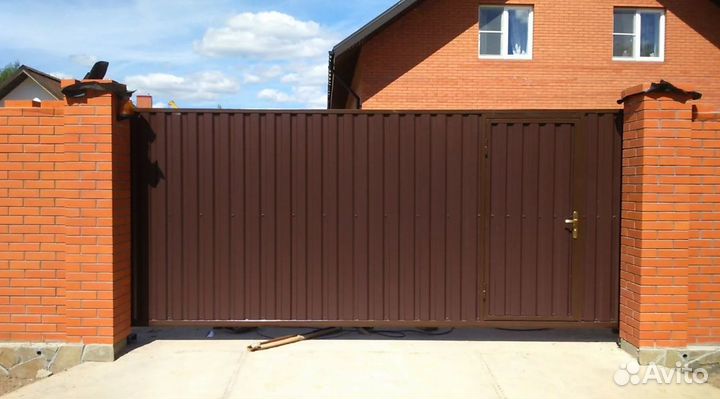 Откатные ворота по договору