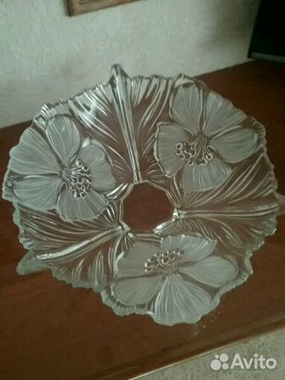 Хрустальное блюдо