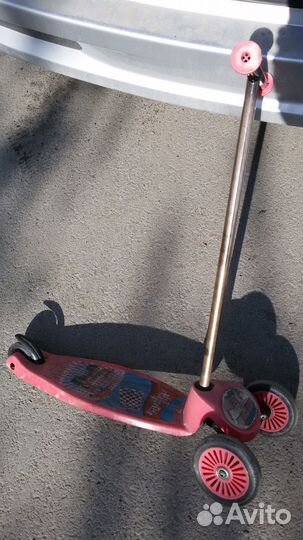 Самокат детский трехколесный бу