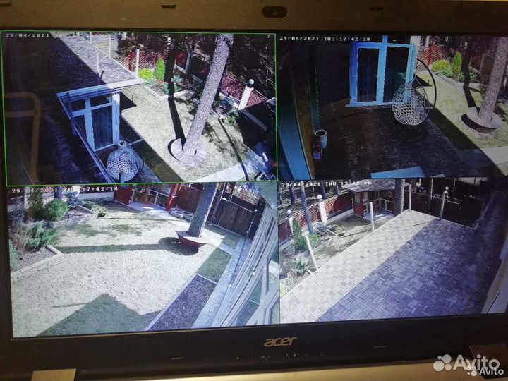 Комплект уличного IP видеонаблюдения 3мп