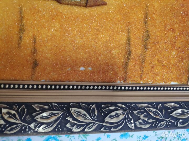 Объёмная картина из янтаря (возможен обмен)