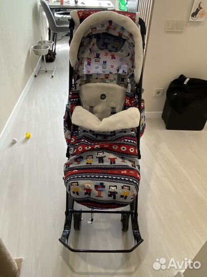 Коляска санки ника в стиле лего