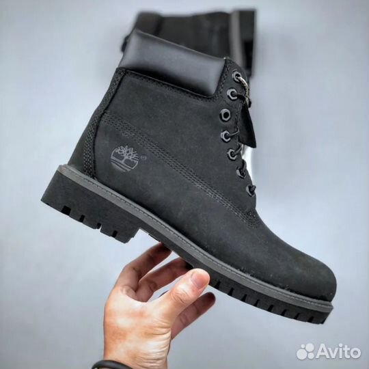 Ботинки Timberland чёрные без меха