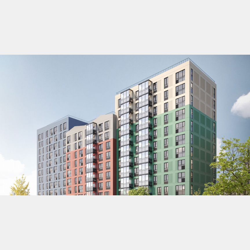 2-к. квартира, 57,6 м², 6/11 эт.