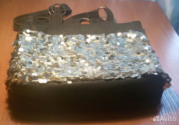 Сумка шоппер кожа Италия б/у хорошая