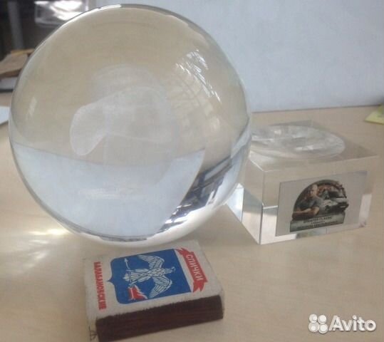 Стеклянный шар автографом Федора Емельяненко