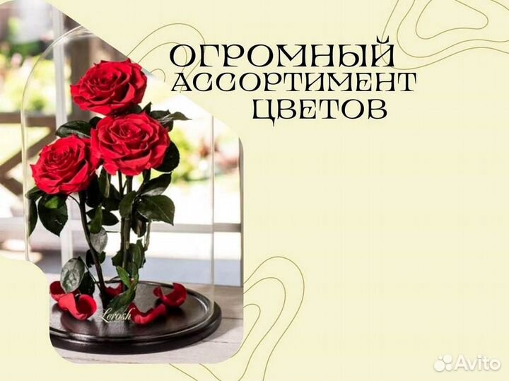 Роза в колбе. От производителя