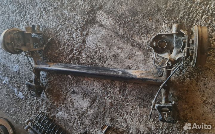 Chevrolet aveo t250 задняя балка в сборе