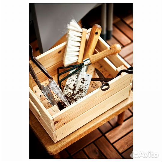 Коробка IKEA Ящик деревянный Доставка по РФ