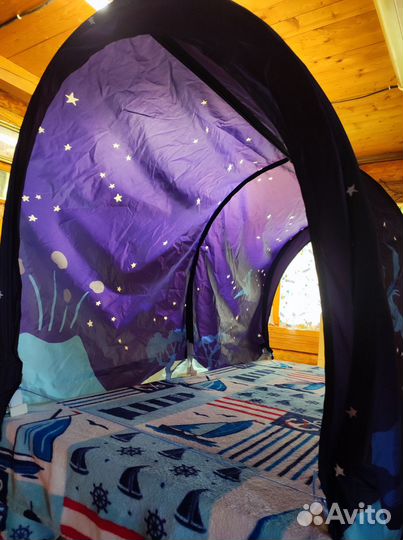 Балдахин на кровать домик