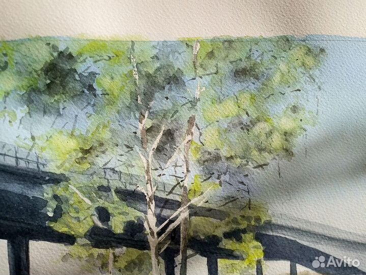 Акварельная картина 