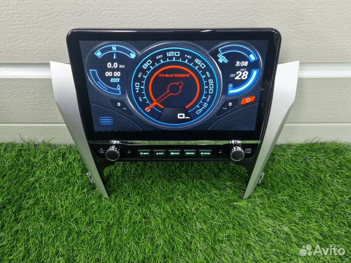 Магнитола Андроид Тесла Тайота Камри 50 10.3дюйма