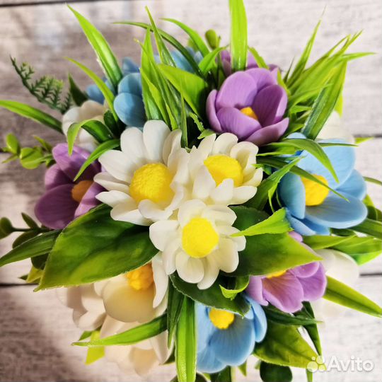 Букет из мыла ручной работы