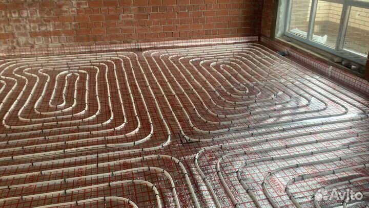 Водяные теплые полы монтаж