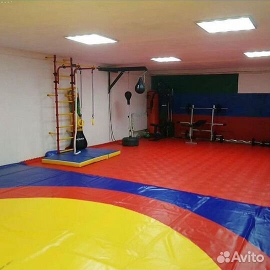 Модульный пол для гаража