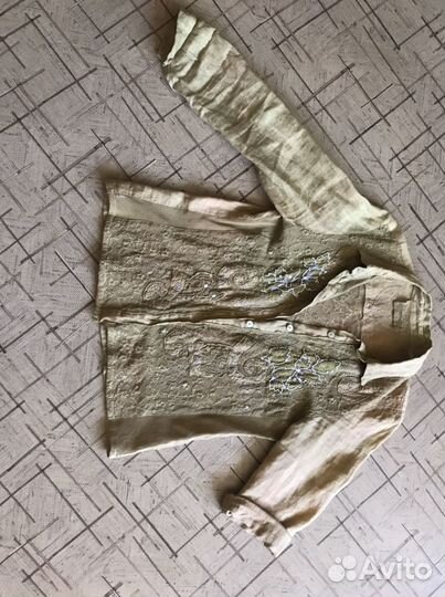 Костюм тройка. Лен