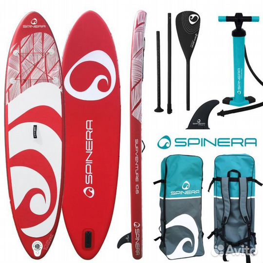 SUP Spinera Supventure 10'6 Red DLT