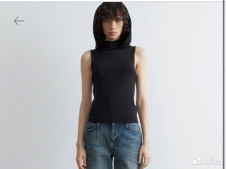 Трикотажный топ lime