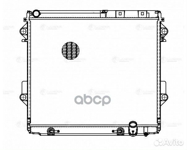 Радиатор toyota LC200 4.5D 08- LRc 1924 luzar