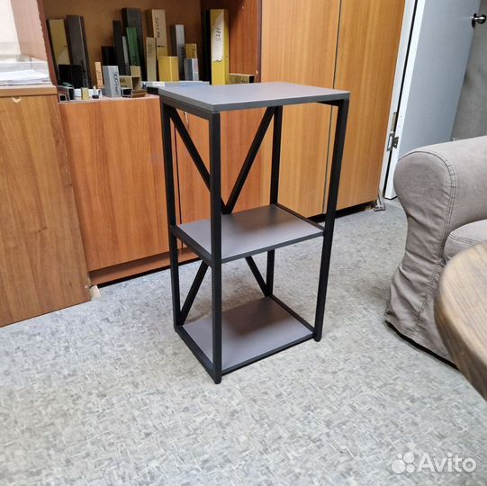 Лофт стеллаж металлический с полками