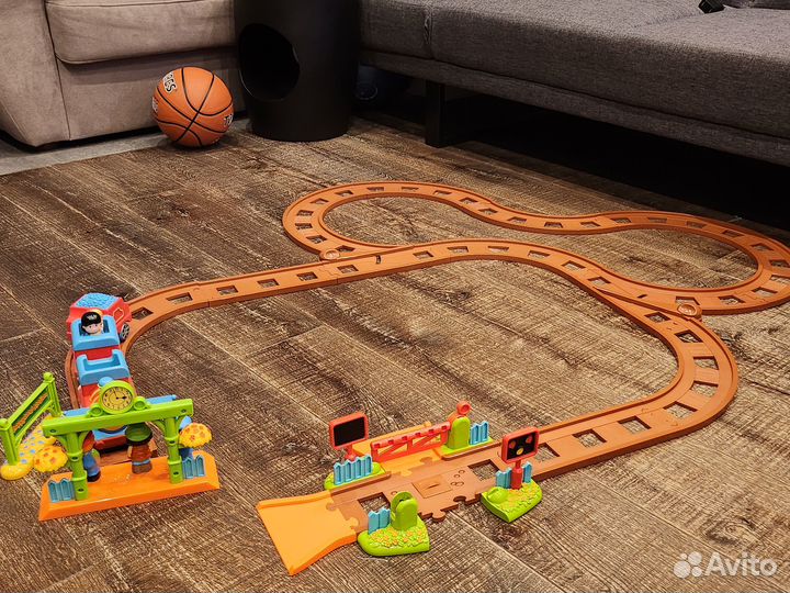 Железная дорога ELC Поезд с доп. рельсами