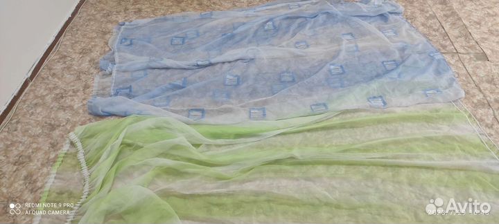 Тюль пакетом б/у