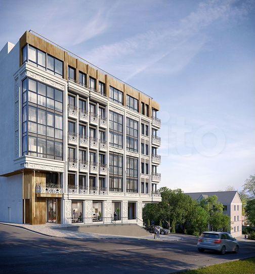 2-к. квартира, 63,6 м², 3/6 эт.