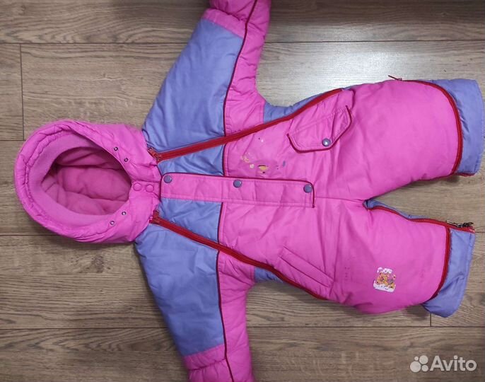 Зимний комбинезон для девочки