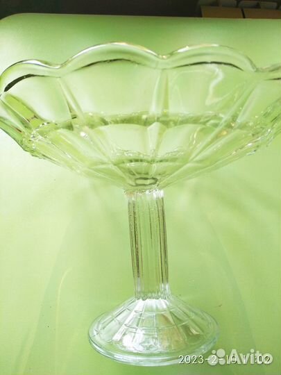 Ваза Фруктовница Конфетница Винтаж СССР 2 шт