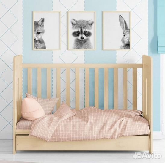 Комплект постельного белья новый (ясельный)