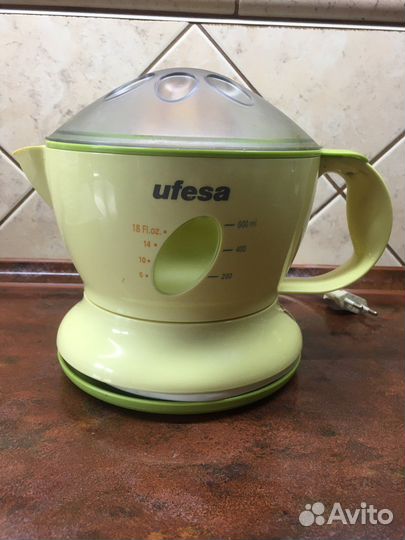 Соковыжималка ufesa 600ml для цитрусовых