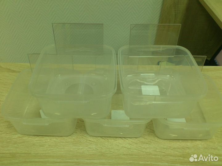 Контейнеры,ёмкости с держателем ценника