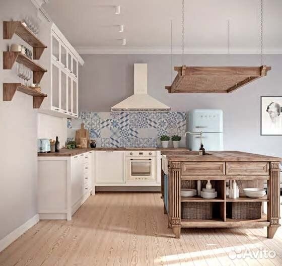 Кухня из массива дерева