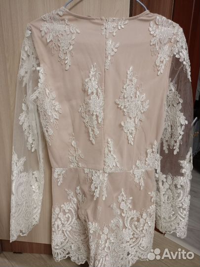 Кружевной комбинезон