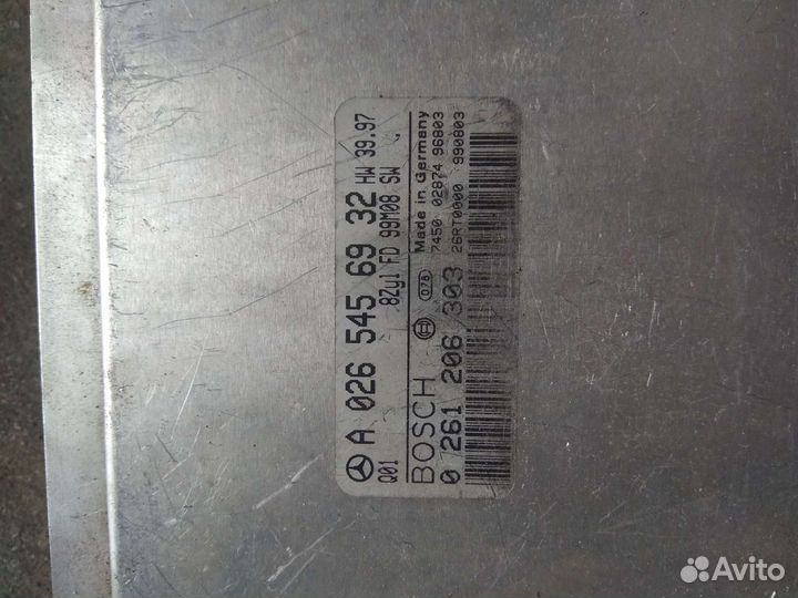 Блок управления двигателем Mercedes Benz w220