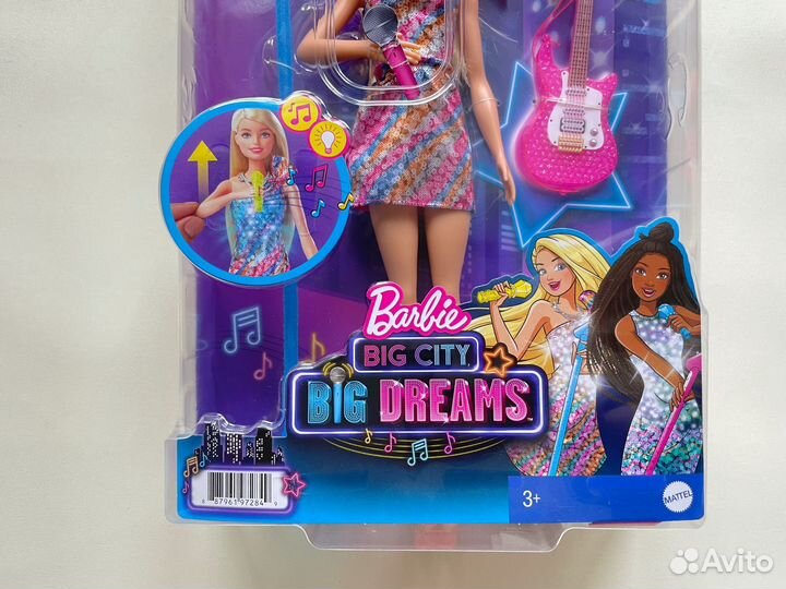 Кукла барби barbie big city big dreams GYJ23