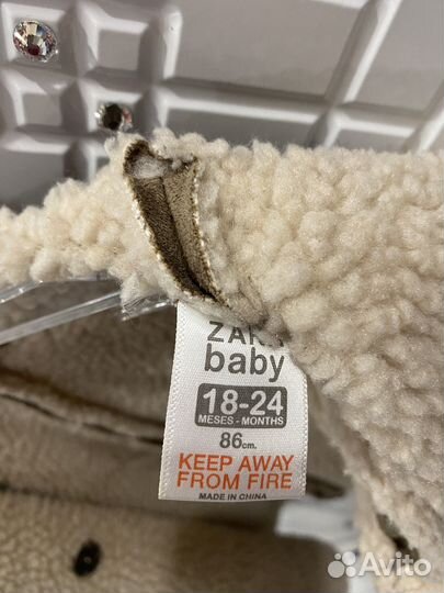 Пальто для девочки zara 86 рост