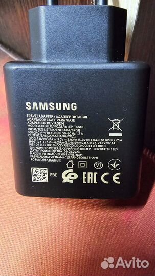 Сетевое з/у Samsung Type-C 45Вт, оригинал