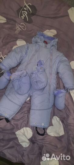 Зимний комбинезон для девочки