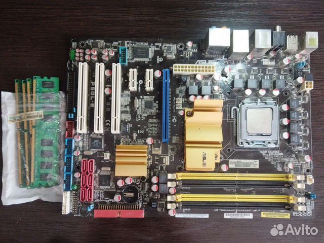 Набор мат плата + процессор