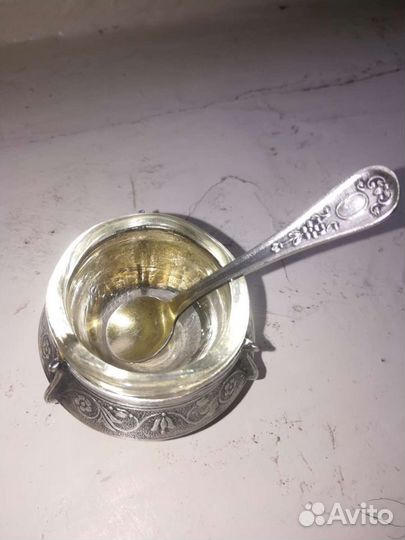 Солонка мельхиор СССР