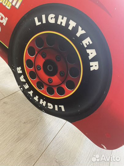 Детская кровать машина с матрасом