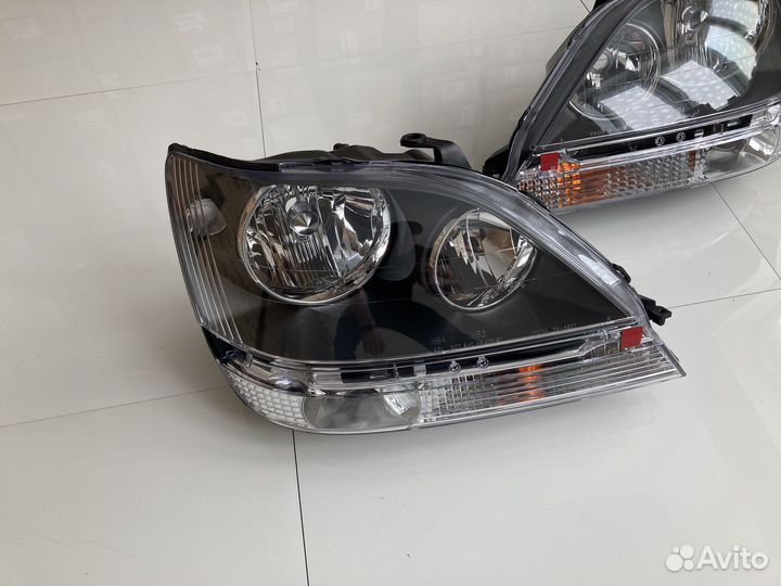 Фара (2шт) Lexus RX300 - тёмные