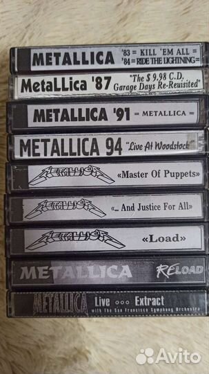 Аудиокассеты Metallica