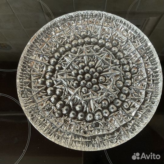 Блюдо хрустальное СССР