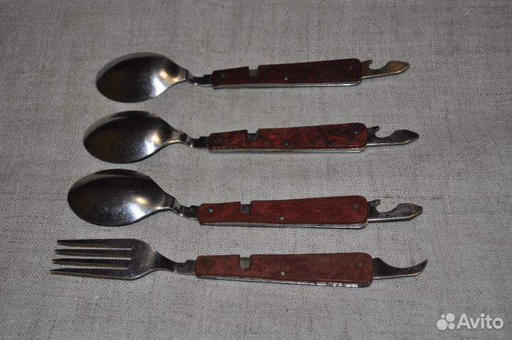 Складные ложки и вилка Павлово